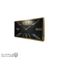 iranjahaz Artemis wall clock model 2027 Gold Black Dial 3