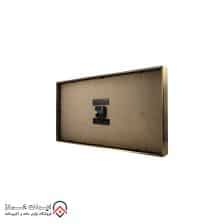 iranjahaz Artemis wall clock model 2027 Gold Black Dial 5