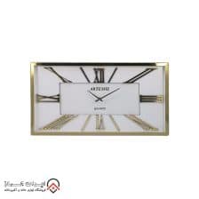 ساعت دیواری آرتمیس مدل 2027 گلد صفحه سفید