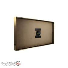 iranjahaz Artemis wall clock model 2027 Gold White Dial 6