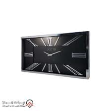 iranjahaz Artemis wall clock model 2027 Silver Black Dial 2