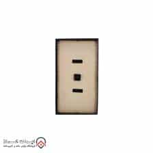 iranjahaz Artemis wall clock model 2028 Black Black Dial and Gold numbers 4