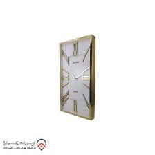 iranjahaz Artemis wall clock model 2028 Gold White Dial 3