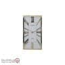 iranjahaz Artemis wall clock model 2028 Gold White Dial