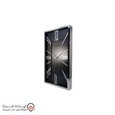 iranjahaz Artemis wall clock model 2028 Silver Black Dial 3