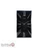 iranjahaz Artemis wall clock model 2028 Silver Black Dial