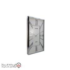 iranjahaz Artemis wall clock model 2028 Silver White Dial 3