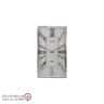 iranjahaz Artemis wall clock model 2028 Silver White Dial