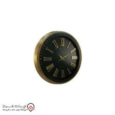 iranjahaz Artemis wall clock model 2036 Gold Black Dial 3