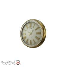 iranjahaz Artemis wall clock model 2036 Gold White Dial 2