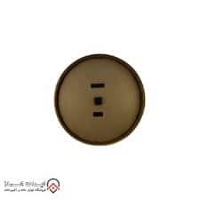 iranjahaz Artemis wall clock model 2036 Gold White Dial 4