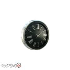 iranjahaz Artemis wall clock model 2036 Silver Black Dial 3