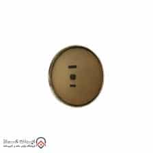 iranjahaz Artemis wall clock model 2036 Silver Black Dial 5