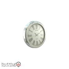 iranjahaz Artemis wall clock model 2036 Silver White Dial