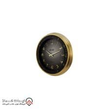 iranjahaz Artemis wall clock model 2037 Gold Black Dial 2