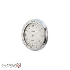 iranjahaz Artemis wall clock model 2037 Silver White Dial 2