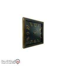 iranjahaz Artemis wall clock model 2038 Gold Black Dial 3