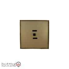 iranjahaz Artemis wall clock model 2038 Gold Black Dial 4