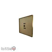 iranjahaz Artemis wall clock model 2038 Gold Black Dial 6