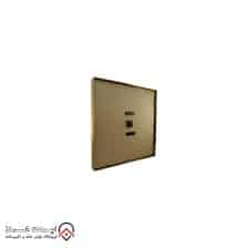 iranjahaz Artemis wall clock model 2038 Gold White Dial 5