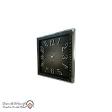 iranjahaz Artemis wall clock model 2038 Silver Black Dial 2