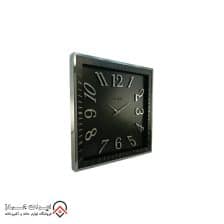 iranjahaz Artemis wall clock model 2038 Silver Black Dial 3