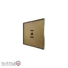 iranjahaz Artemis wall clock model 2038 Silver Black Dial 5