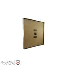 iranjahaz Artemis wall clock model 2038 Silver Black Dial 6