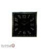 iranjahaz Artemis wall clock model 2038 Silver Black Dial