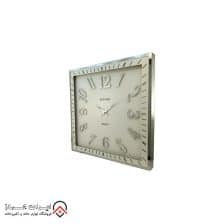 iranjahaz Artemis wall clock model 2038 Silver White Dial 2