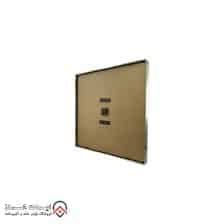 iranjahaz Artemis wall clock model 2038 Silver White Dial 5